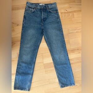 Reformation Cynthia High Rise Straight Leg Jeans